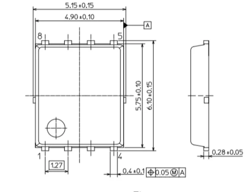 Packaging dimensions for the SOP Advance(E)
