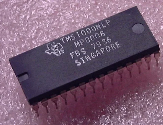 Texas Instruments TMS1000: When Control Logic Fit on One Chip