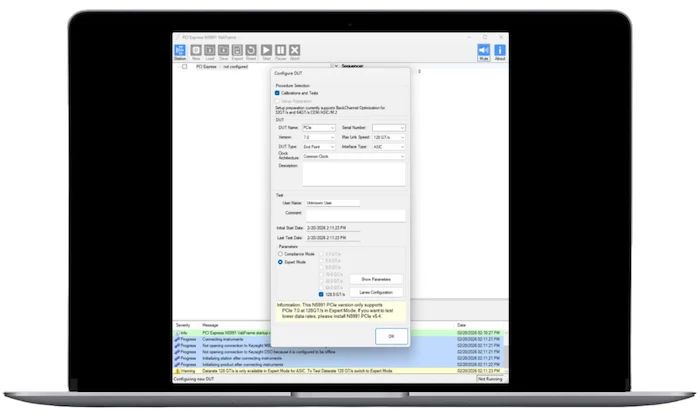 Keysight’s N5991PB7A Receiver Test Automation software